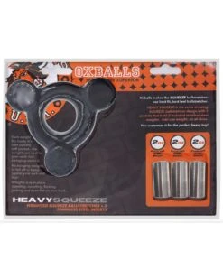 Oxballs Soldes -Oxballs Soldes ballstretcher souple avec poids heavy squeeze 55mm noir 1
