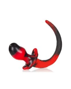 Oxballs Plug Queue De Chien Swirl 8.5 X 4.4 Cm Rouge