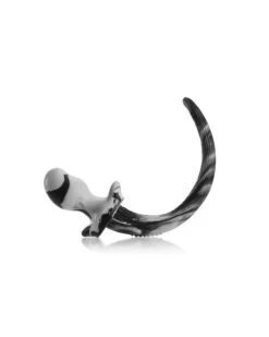 Oxballs Plug Queue Puppy Tail Bulldog 11.5 X 6 Cm Blanc